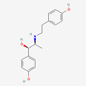 Chemical structure of Ritodrine