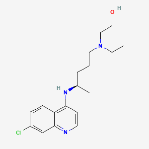 Chemical structure of R-Hydroxychloroquine