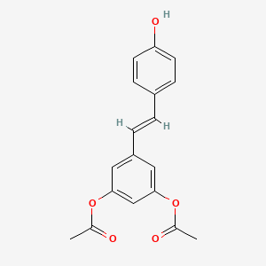 Chemical structure of Resveratrol-3,5-diacetate