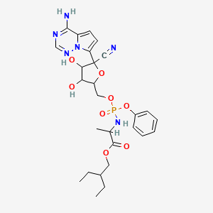 Chemical structure of (R)-Remdesivir