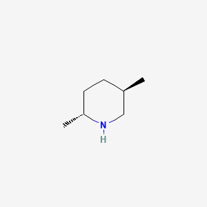 Chemical structure of rel-(2R,5R)-2,5-Dimethylpiperidine