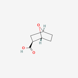 Chemical structure of rel-(1R,2S,4S)-7-Oxabicyclo[2.2.1]heptane-2-carboxylic acid