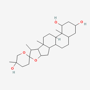 Chemical structure of Reineckiagenin