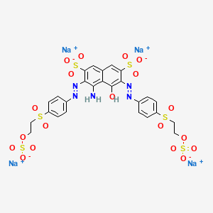 Chemical structure of Reactive Black 5