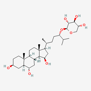 Chemical structure of Rathbunioside R1