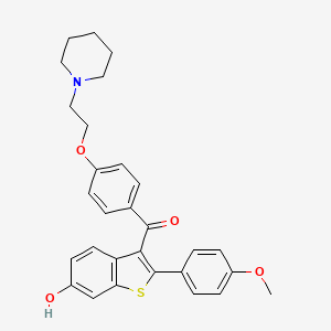 Chemical structure of Raloxifene 4-Monomethyl Ether