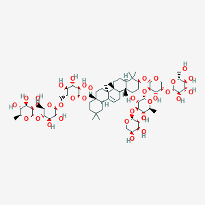 Chemical structure of Raddeanoside R16