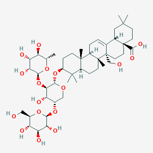 Chemical structure of Raddeanoside 20
