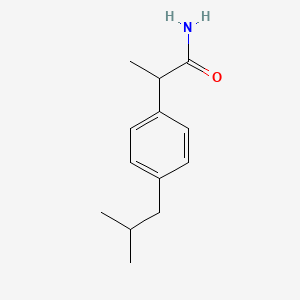 Chemical structure of Ibuprofenamide