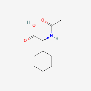 Chemical structure of R-Acetylamino-cyclohexyl-aceticacid