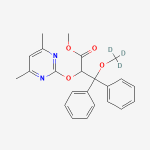 Chemical structure of Rac Ambrisentan-d3 Methyl Ester