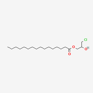 Chemical structure of rac 1-Palmitoyl-3-chloropropanediol