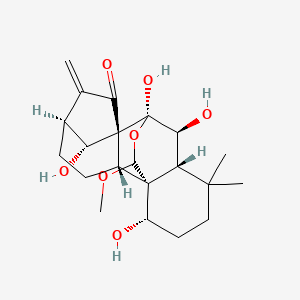 Chemical structure of Rabdoternin F