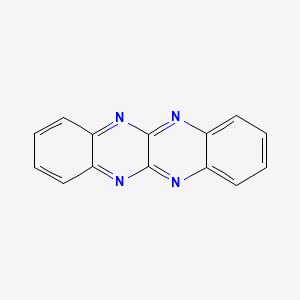 Chemical structure of Quinoxalino[2,3-b]quinoxaline
