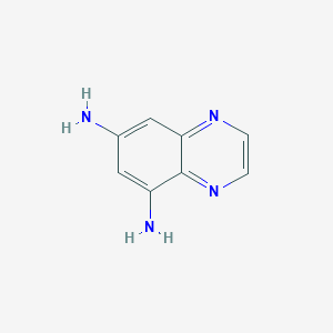 Chemical structure of Quinoxaline-5,7-diamine