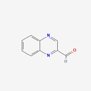 Chemical structure of Quinoxaline-2-carbaldehyde