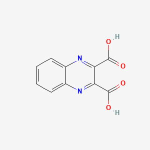 Chemical structure of quinoxaline-2,3-dicarboxylic acid