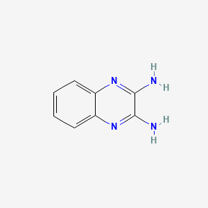 Chemical structure of Quinoxaline-2,3-diamine