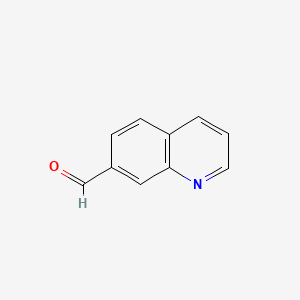 Chemical structure of Quinoline-7-carbaldehyde