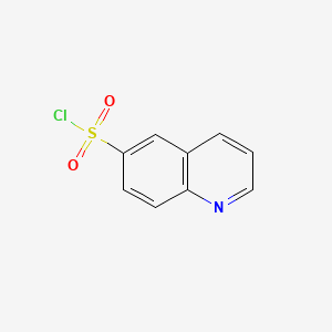Chemical structure of Quinoline-6-sulfonyl chloride