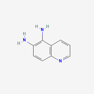 Chemical structure of Quinoline-5,6-diamine