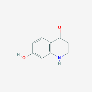 Chemical structure of Quinoline-4,7-diol