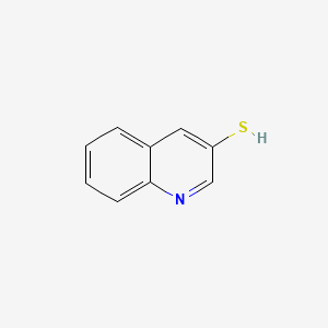 Chemical structure of Quinoline-3-thiol