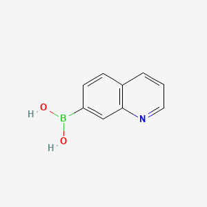 Chemical structure of Quinoline-7-boronic acid