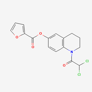 Chemical structure of Quinfamide