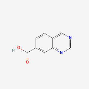 Chemical structure of Quinazoline-7-carboxylic acid