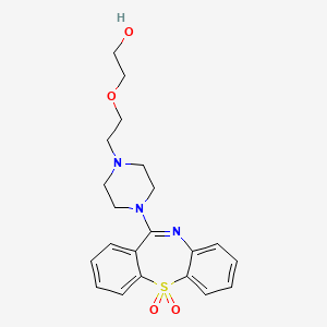 Chemical structure of Quetiapine Sulfone