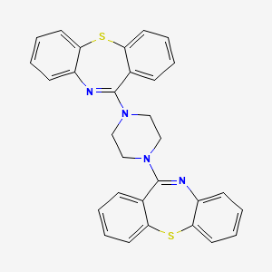 Chemical structure of Quetiapine Dimer Impurity