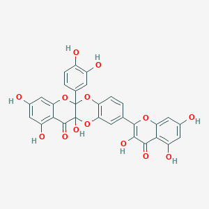 Chemical structure of Quercetin dimer