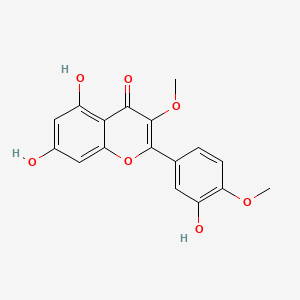 Chemical structure of Quercetin 3,4'-dimethyl ether