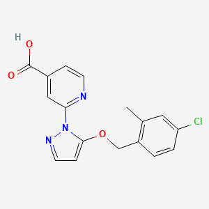 Chemical structure of QC-3611