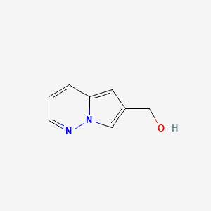 Chemical structure of Pyrrolo[1,2-b]pyridazin-6-ylmethanol
