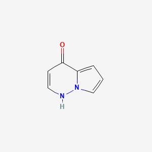 Chemical structure of Pyrrolo[1,2-b]pyridazin-4(1H)-one
