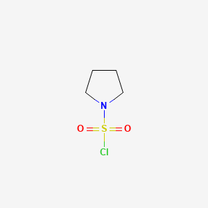 Chemical structure of 1-Pyrrolidinesulfonyl chloride