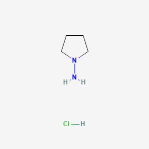Chemical structure of Pyrrolidin-1-amine hydrochloride