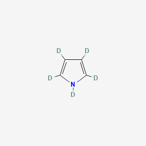 Chemical structure of Pyrrole-d5