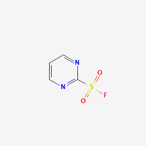 Chemical structure of Pyrimidine-2-sulfonyl Fluoride