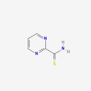 Chemical structure of Pyrimidine-2-carbothioamide