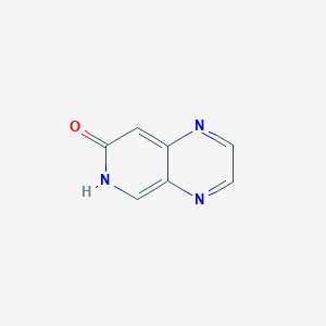 Chemical structure of pyrido[3,4-b]pyrazin-7-ol