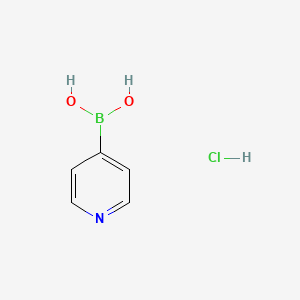Chemical structure of Pyridine-4-Boronic Acid Hydrochloride