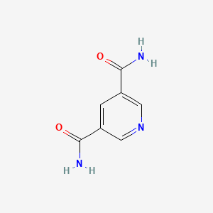 Chemical structure of Pyridine-3,5-dicarboxamide