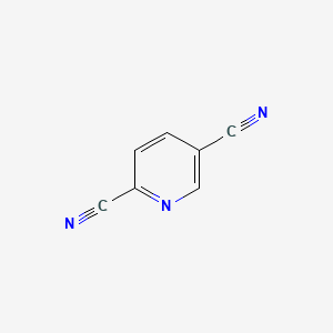 Chemical structure of 2,5-Dicyanopyridine