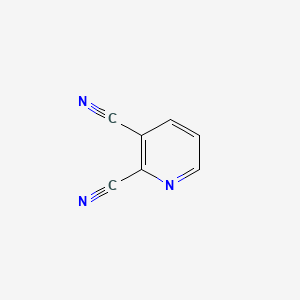 Chemical structure of 2,3-Dicyanopyridine