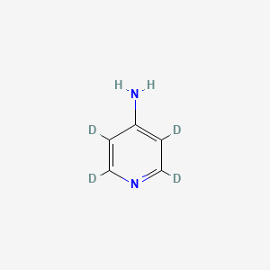 Chemical structure of pyridin-d4-4-amine
