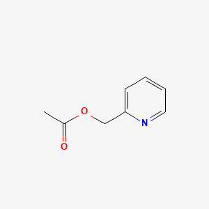 Chemical structure of Pyridin-2-ylmethyl acetate