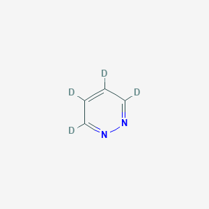 Chemical structure of PYRIDAZINE-D4